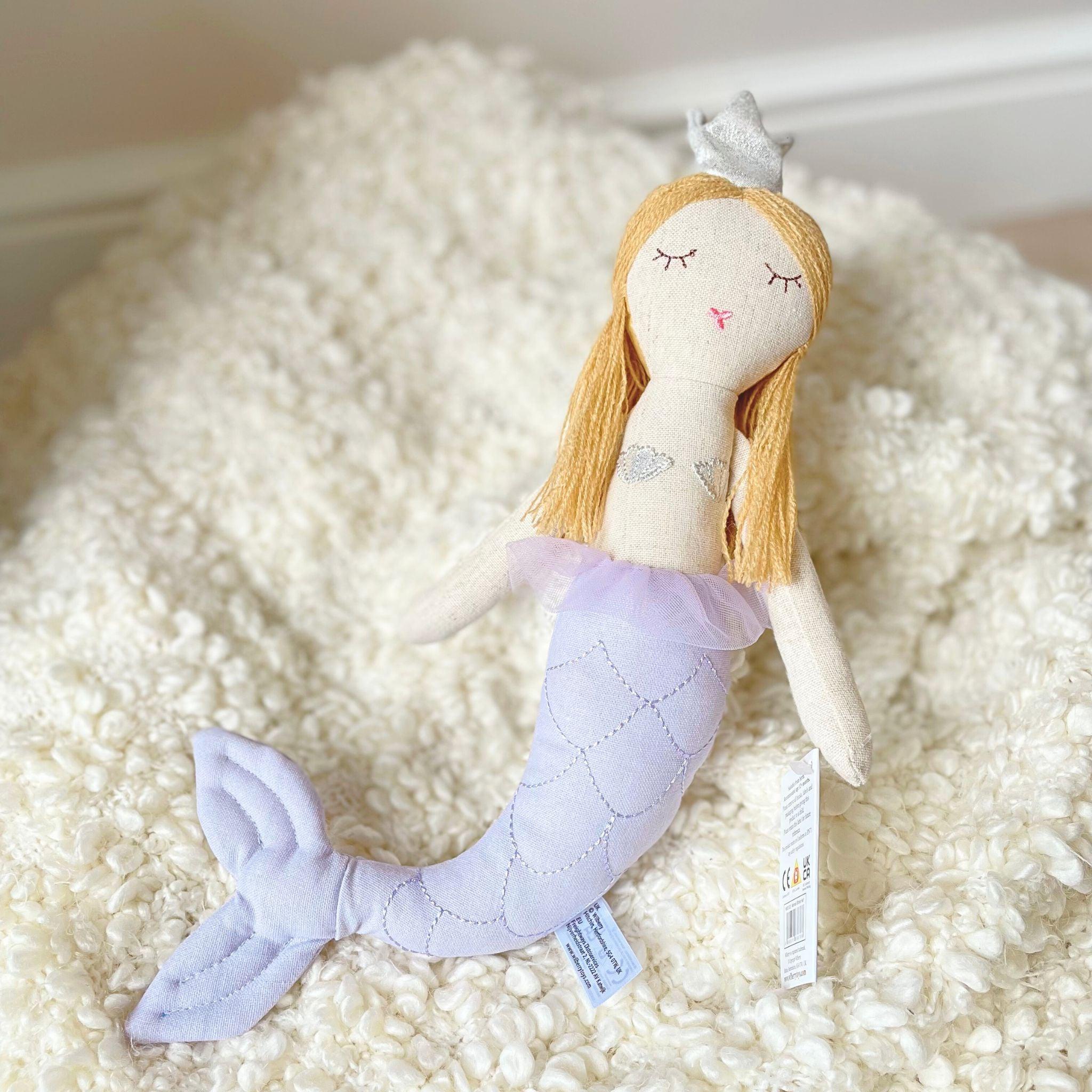 Soft deals mermaid doll