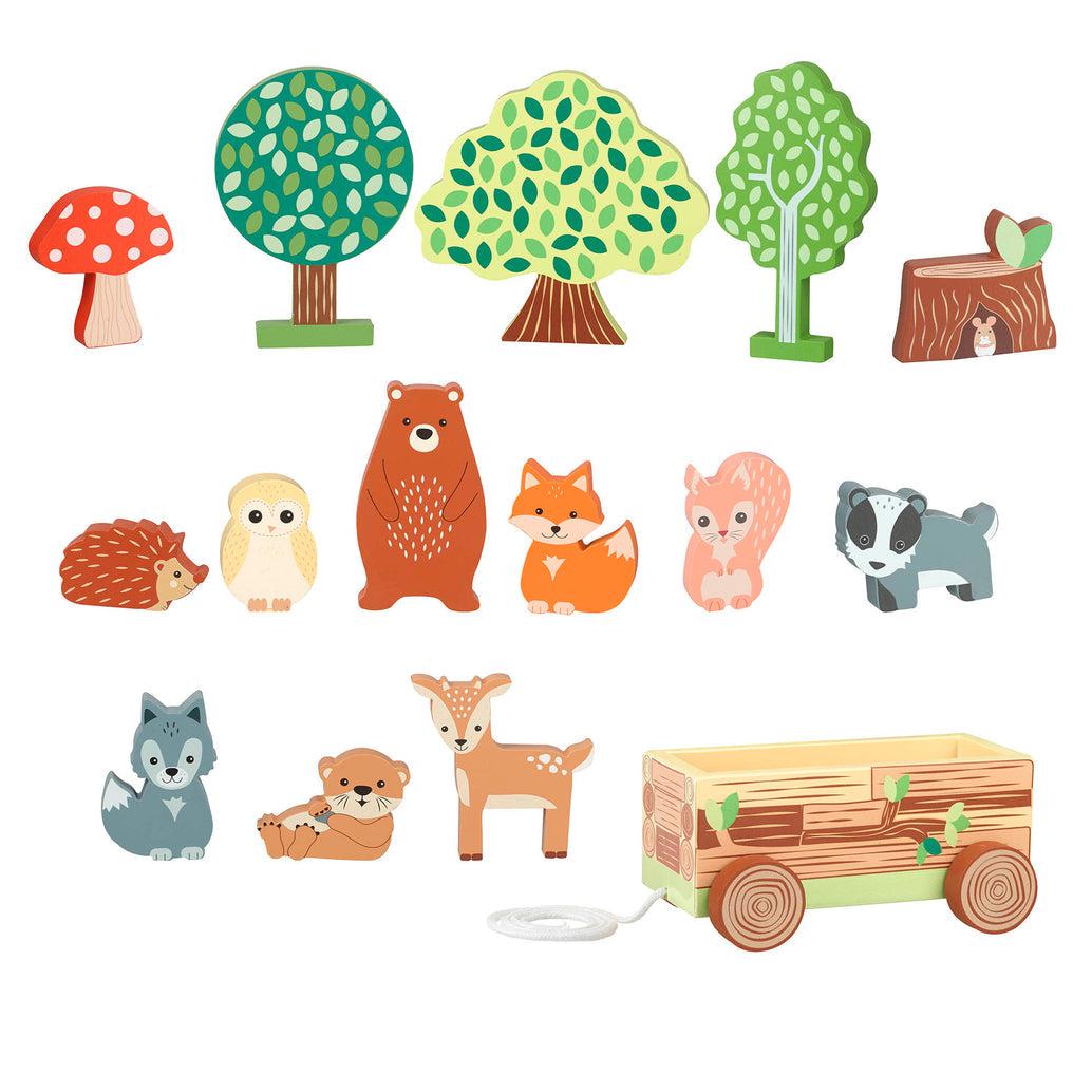 Orange Tree Toys Woodland Play Set