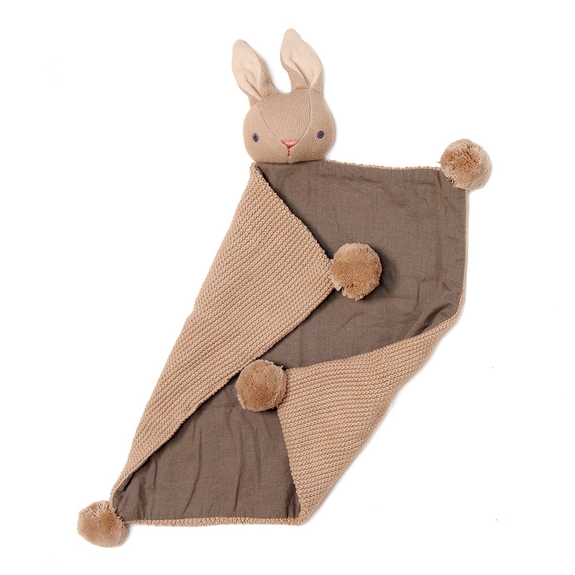 Threadbear Designs Little Bunny Baby Gift Set in Taupe